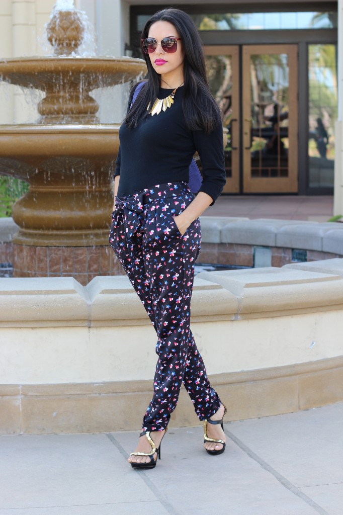Floral Pants | The Dressy Chick
